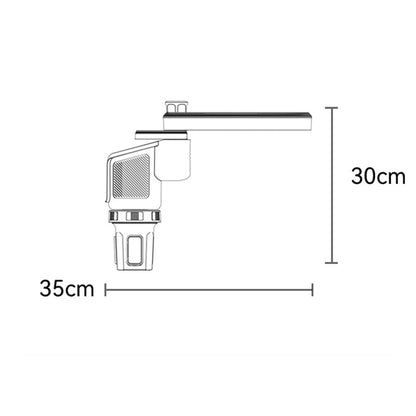 Support Gobelet Yesido C180 3en1, Noir