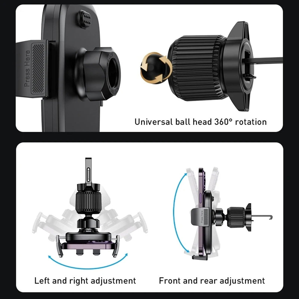 Supporto Auto Yesido C241, 4.7inch - 7.2inch, Nero