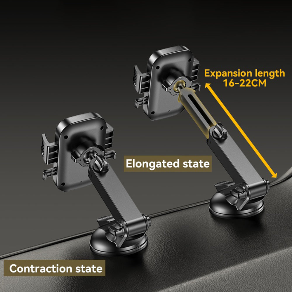 Support Auto Yesido C267, 4.7 pouces - 7.2 pouces, Noir