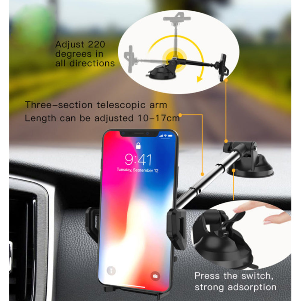 Supporto Auto Yesido C40, Universale, Nero