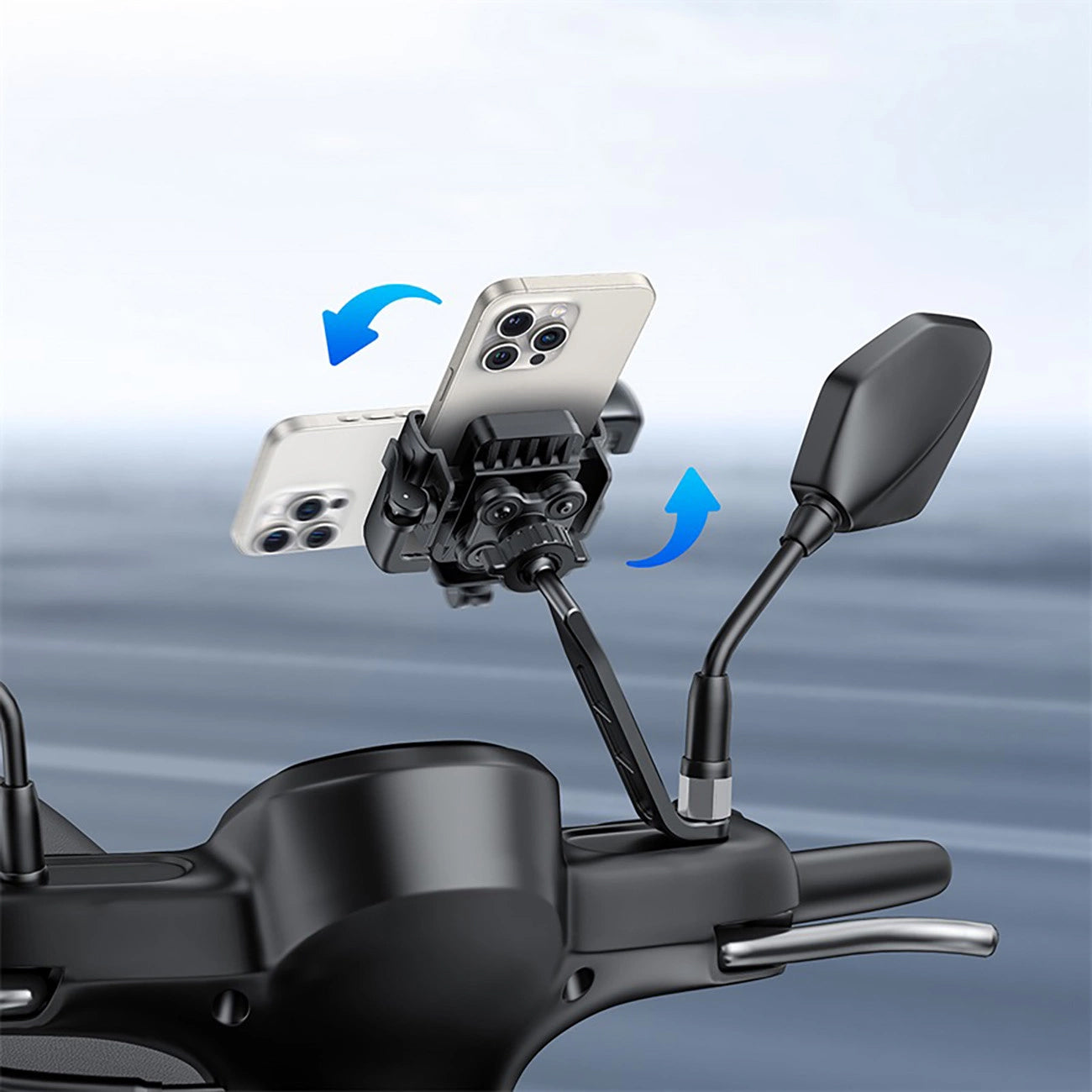 Support Vélo Baseus GoTrip, 5.7 pouces - 7.2 pouces, Noir C40572301111-01