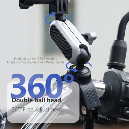 Supporto Bicicletta per Action Camera Techsuit JX-008 per GoPro, Grigio