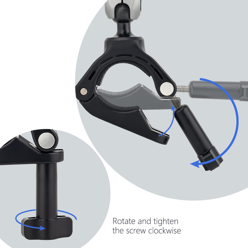Supporto Bicicletta per Action Camera Techsuit JX-008 per GoPro, Grigio