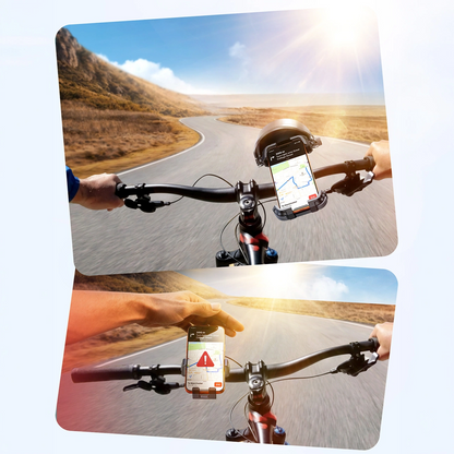 Support Vélo Moto avec Pare-soleil Joyroom JR-ZS528, 4,7 pouces - 7 pouces, Noir
