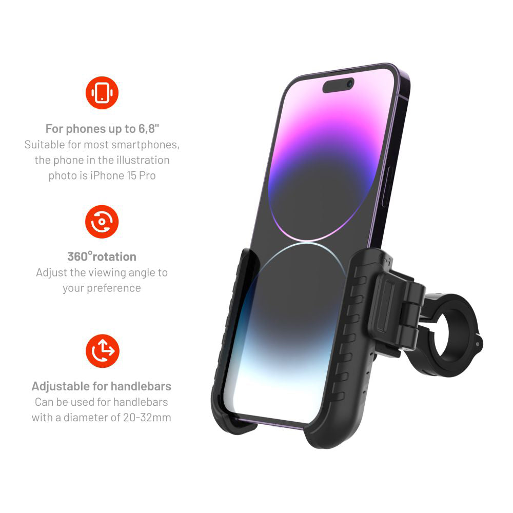 Supporto Bicicletta Fixed FIXBIP, Universale, Nero