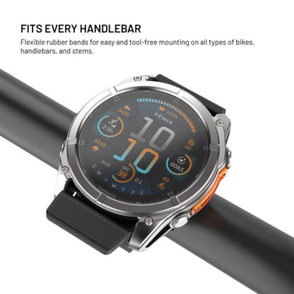 Support Vélo Fixed pour Garmin Watch 22mm / Edge Computer, Noir