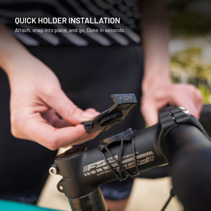 Support Vélo Fixed pour Garmin Watch 22mm / Edge Computer, Noir