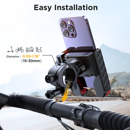Support Vélo Joyroom JR-ZS266, 4.7 pouces - 7 pouces, Noir