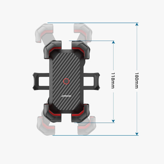 Support Vélo Joyroom JR-ZS288-m, 4.7 pouces - 7 pouces, Noir