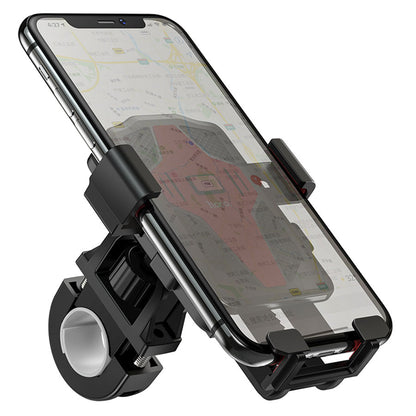 Support Vélo Moto HOCO CA73, 4,5 pouces - 7 pouces, Noir Rouge