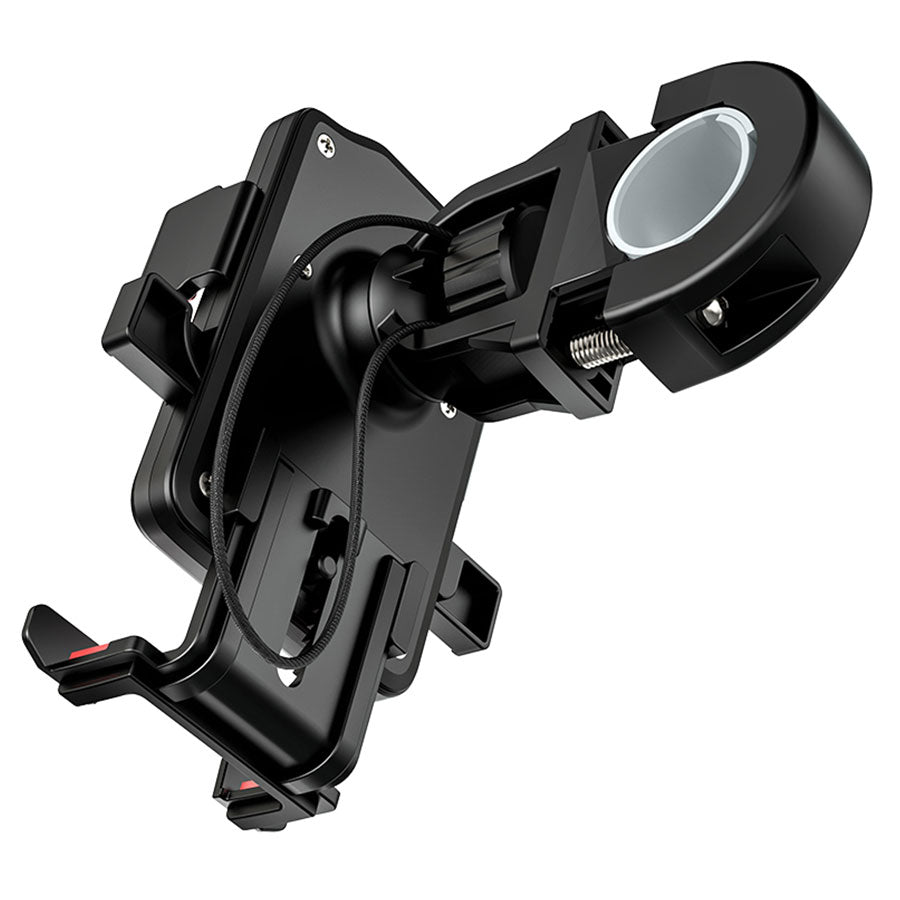 Support Vélo Moto HOCO CA73, 4,5 pouces - 7 pouces, Noir Rouge