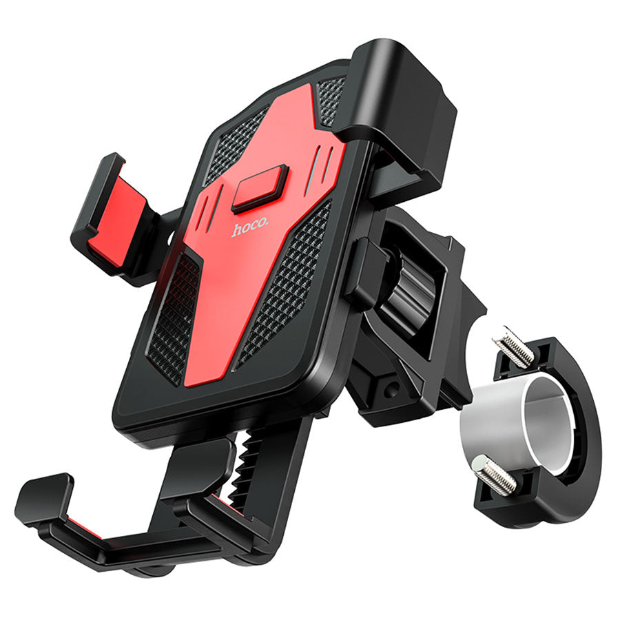 Support Vélo Moto HOCO CA73, 4,5 pouces - 7 pouces, Noir Rouge