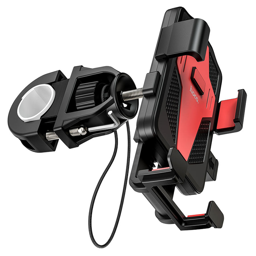 Support Vélo Moto HOCO CA73, 4,5 pouces - 7 pouces, Noir Rouge