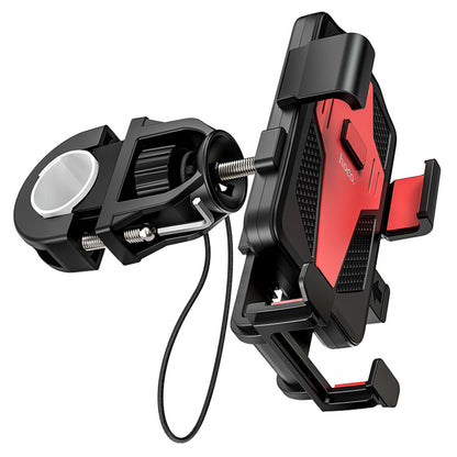 Support Vélo Moto HOCO CA73, 4,5 pouces - 7 pouces, Noir Rouge