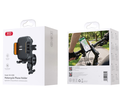 Fahrrad- und Motorradhalter XO Design C200, 4,5 Zoll - 7 Zoll, Schwarz