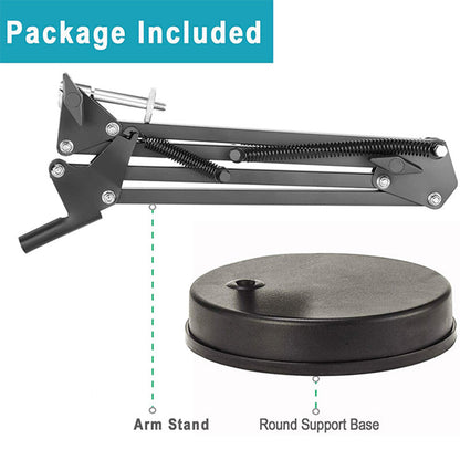 Support de bureau 1/4 pouce Techsuit GT6 pour caméra / microphone, Noir