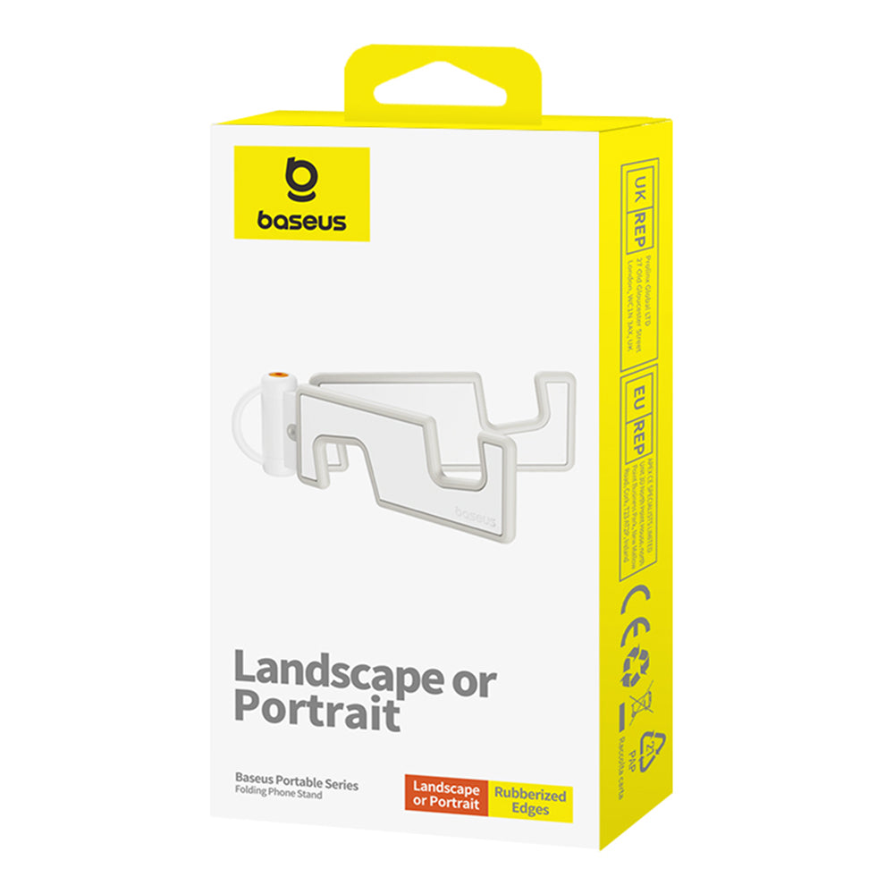 Support de Bureau Baseus Portable, Universel, Blanc B10556600211-00