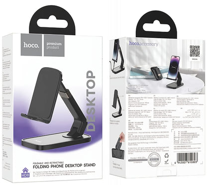 Support de Bureau HOCO HD8, Universel, Noir