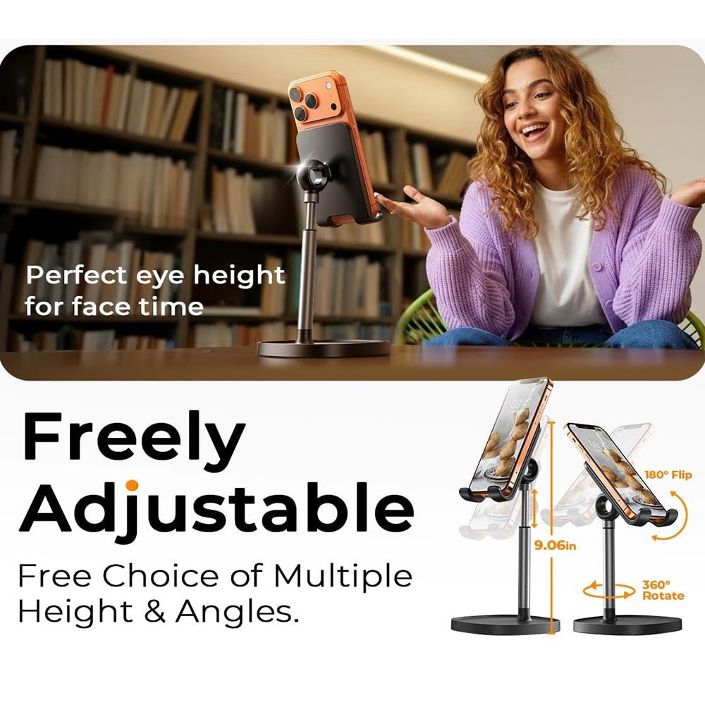 Supporto da scrivania Lisen Mechanical per Telefono / Tablet, 4inch - 10inch, Nero YL0421030004