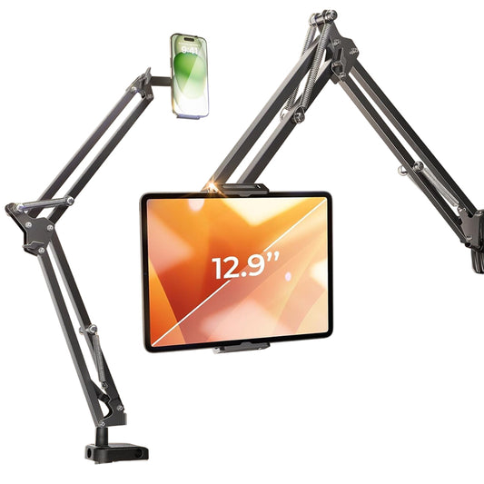 Support de Bureau Lisen pour Téléphone / Tablette, 4.7 pouces - 12.9 pouces, Noir YL0223060007