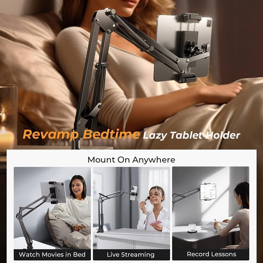 Support de Bureau Lisen pour Téléphone / Tablette, 4.7 pouces - 12.9 pouces, Noir YL0223060007