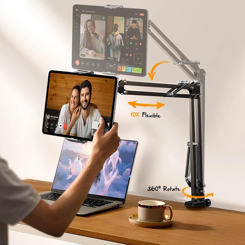 Support de Bureau Lisen pour Téléphone / Tablette, 4.7 pouces - 12.9 pouces, Noir YL0223060007