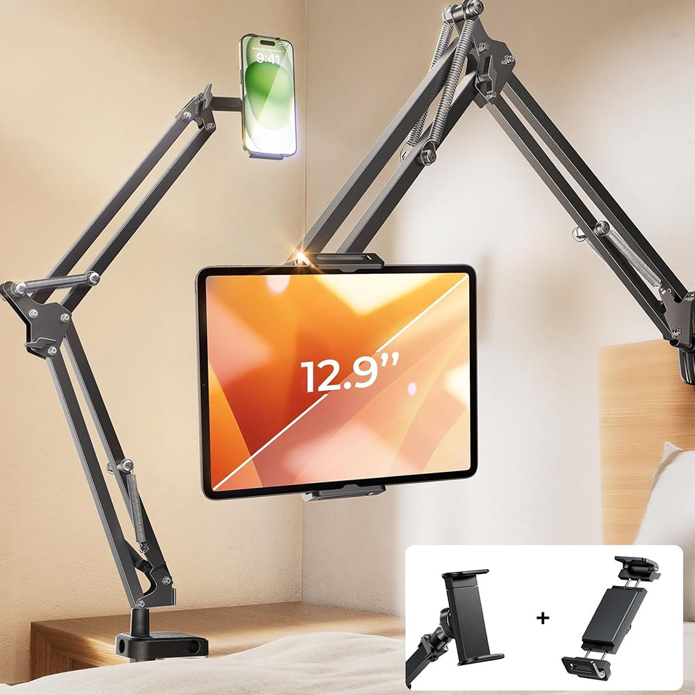 Support de Bureau Lisen pour Téléphone / Tablette, 4.7 pouces - 12.9 pouces, Noir YL0223060007