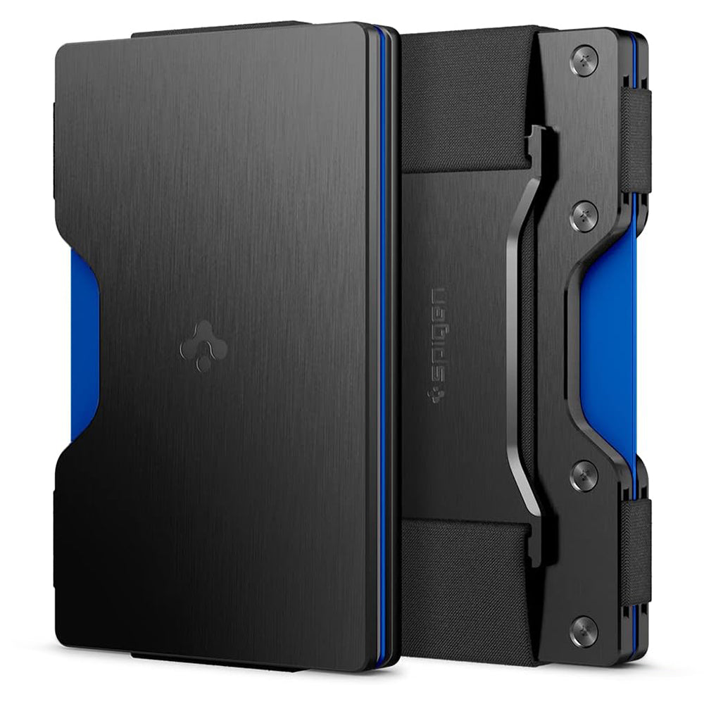 Supporto con Protezione RFID Spigen S per Carte di Pagamento, Nero AMP02898