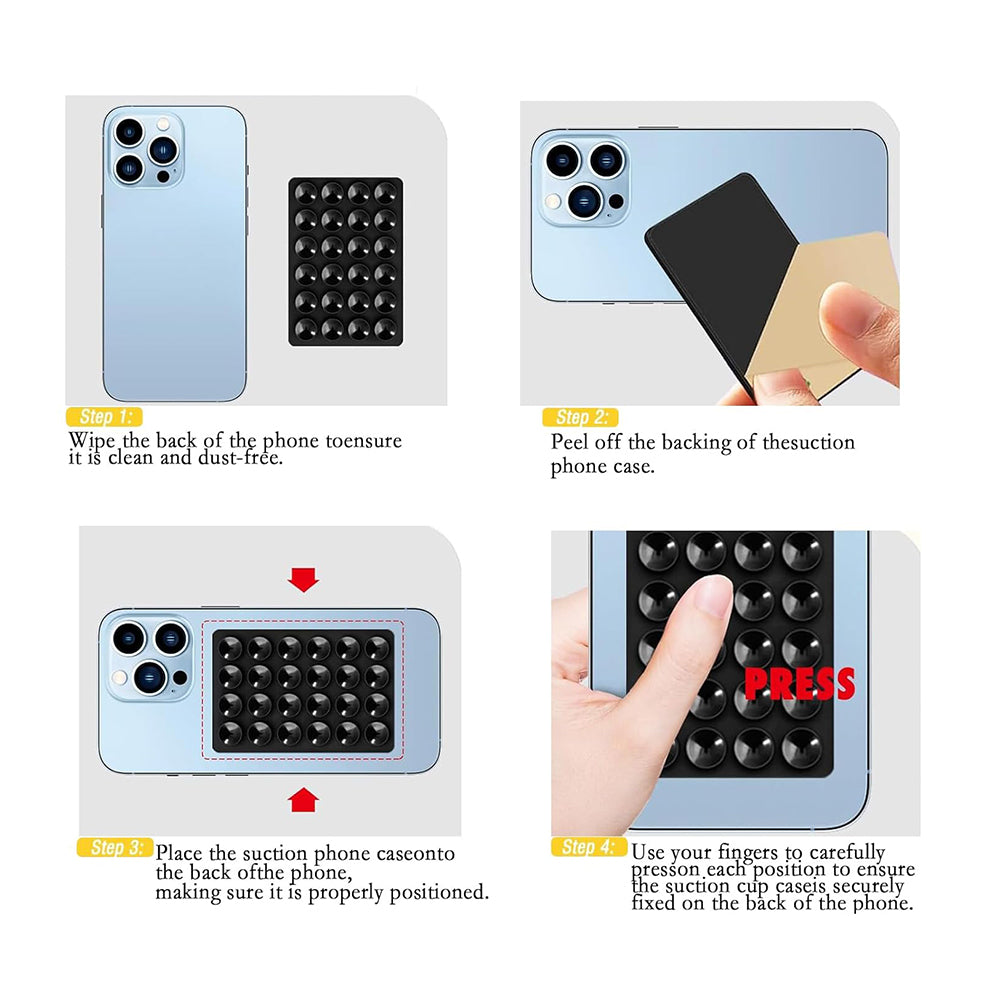 Supporto con Ventose Techsuit SD-PAD, Blu