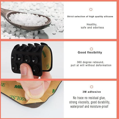 Supporto con Ventose Techsuit SY-PAD, Giallo