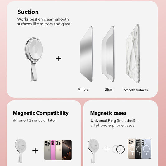 Support Anneau ESR HaloLock, Blanc