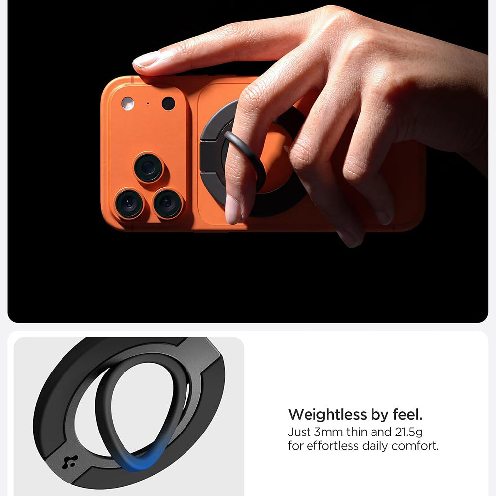 Supporto Anello Spigen Dual Pop Mag S, Universale, Nero AMP11735