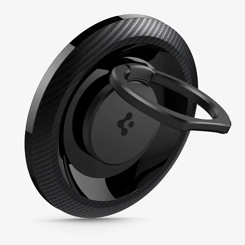 Spigen O-Mag OM100 Carbon Ringhalterung, Universal, Schwarz AMP05505