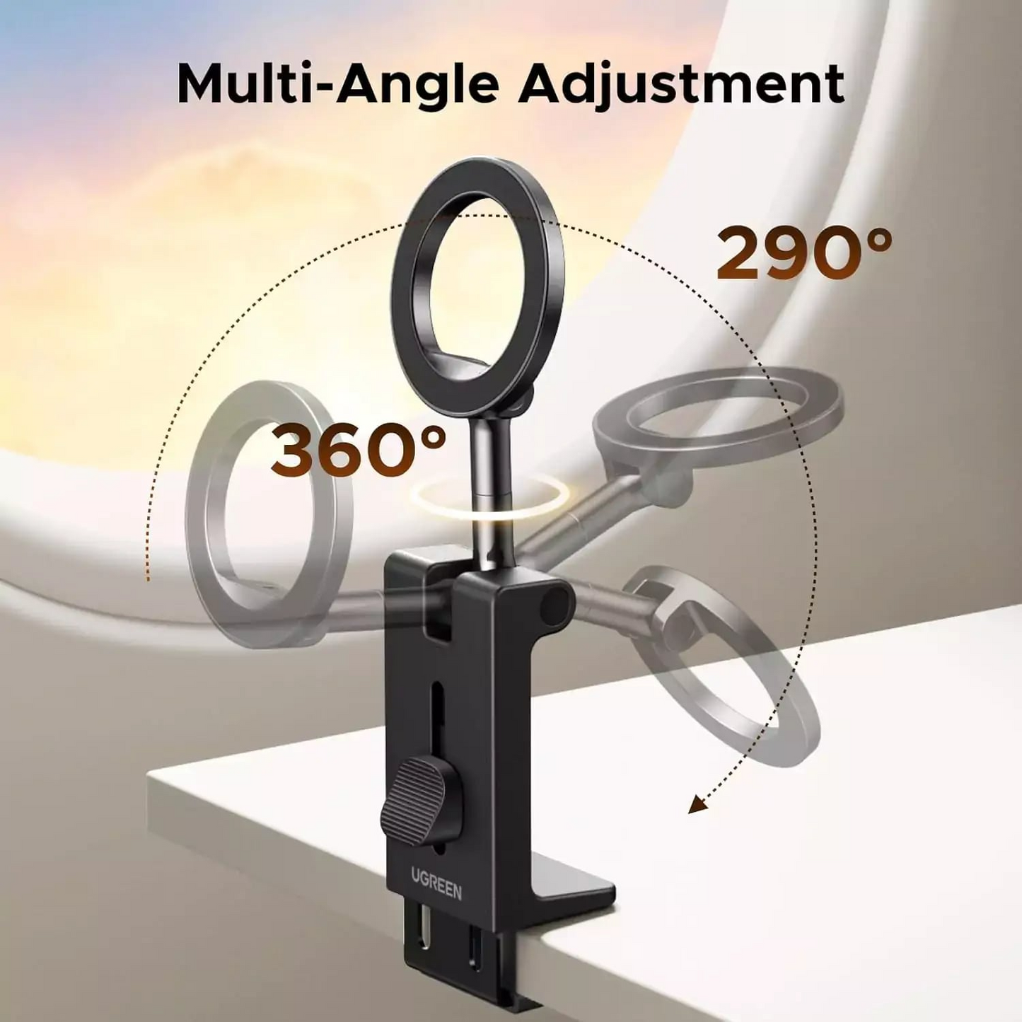 Magnetischer Halter UGREEN LP863, Universal, Schwarz