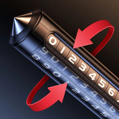 Supporto Numero Telefono Auto Techsuit ResQTag