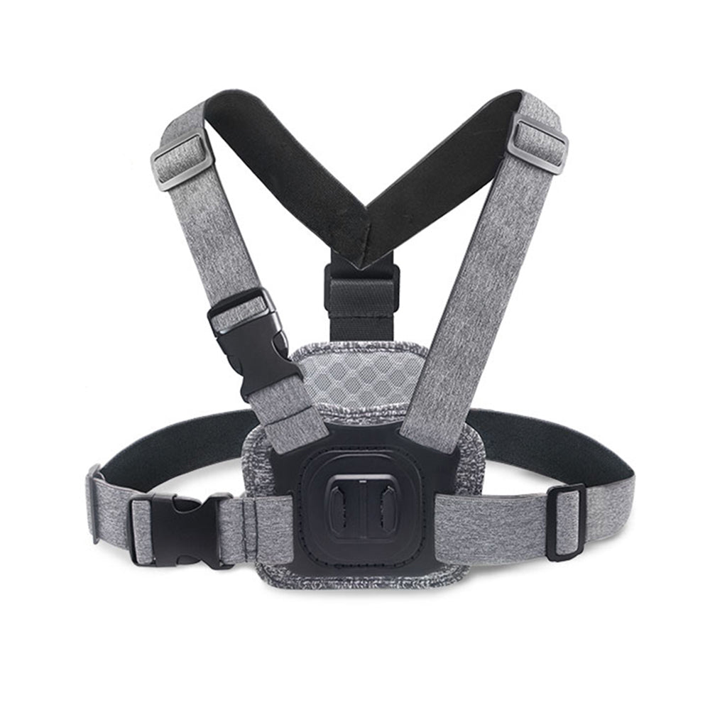 Support Poitrine Caméra Sport Techsuit JX-002 pour GoPro Series, Gris