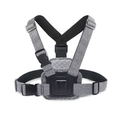 Support Poitrine Caméra Sport Techsuit JX-002 pour GoPro Series, Gris