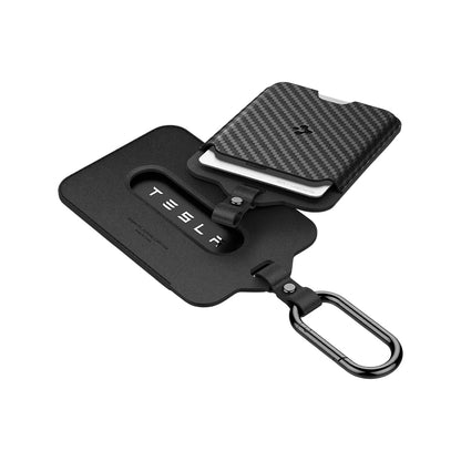 Supporto Spigen per Carte di Pagamento e Chiave Card Tesla, Set 2 pezzi, Nero ACP08794