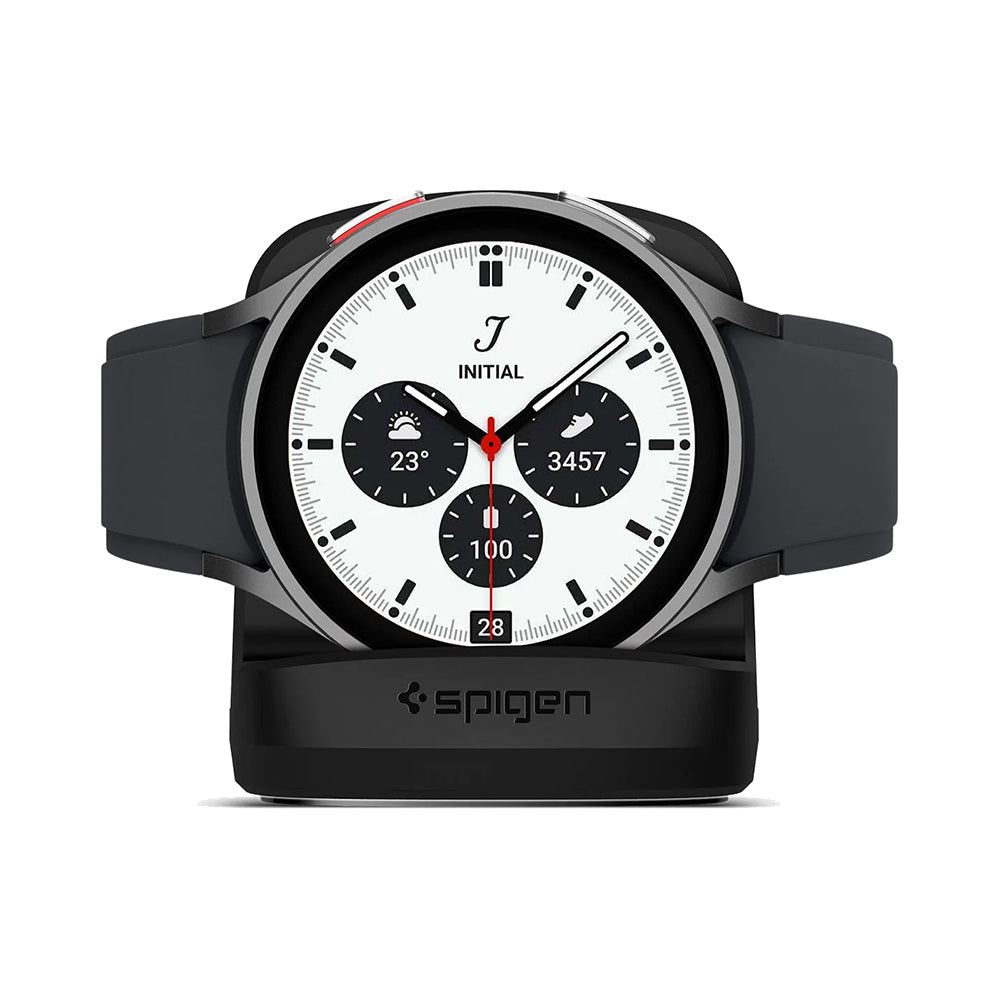Spigen S353 Halterung für Samsung Galaxy Watch Serie, Schwarz AMP05302