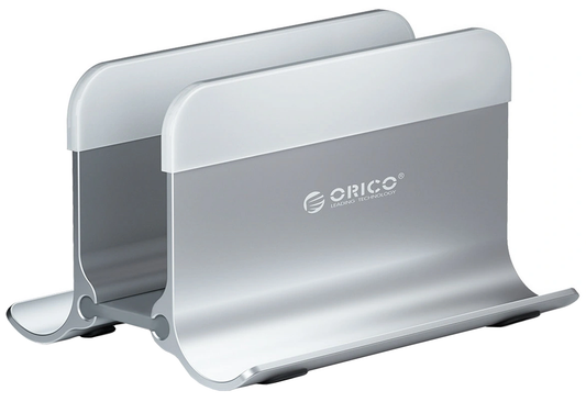 Orico Vertikalständer NPB2-SV-BP-HU, für Laptops mit einer Dicke von 40 mm, Silber
