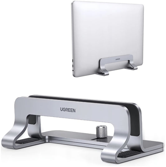 UGREEN LP258 Vertikaler Ständer (29277) für Laptops mit einer Dicke von 12 mm - 26 mm, Silber