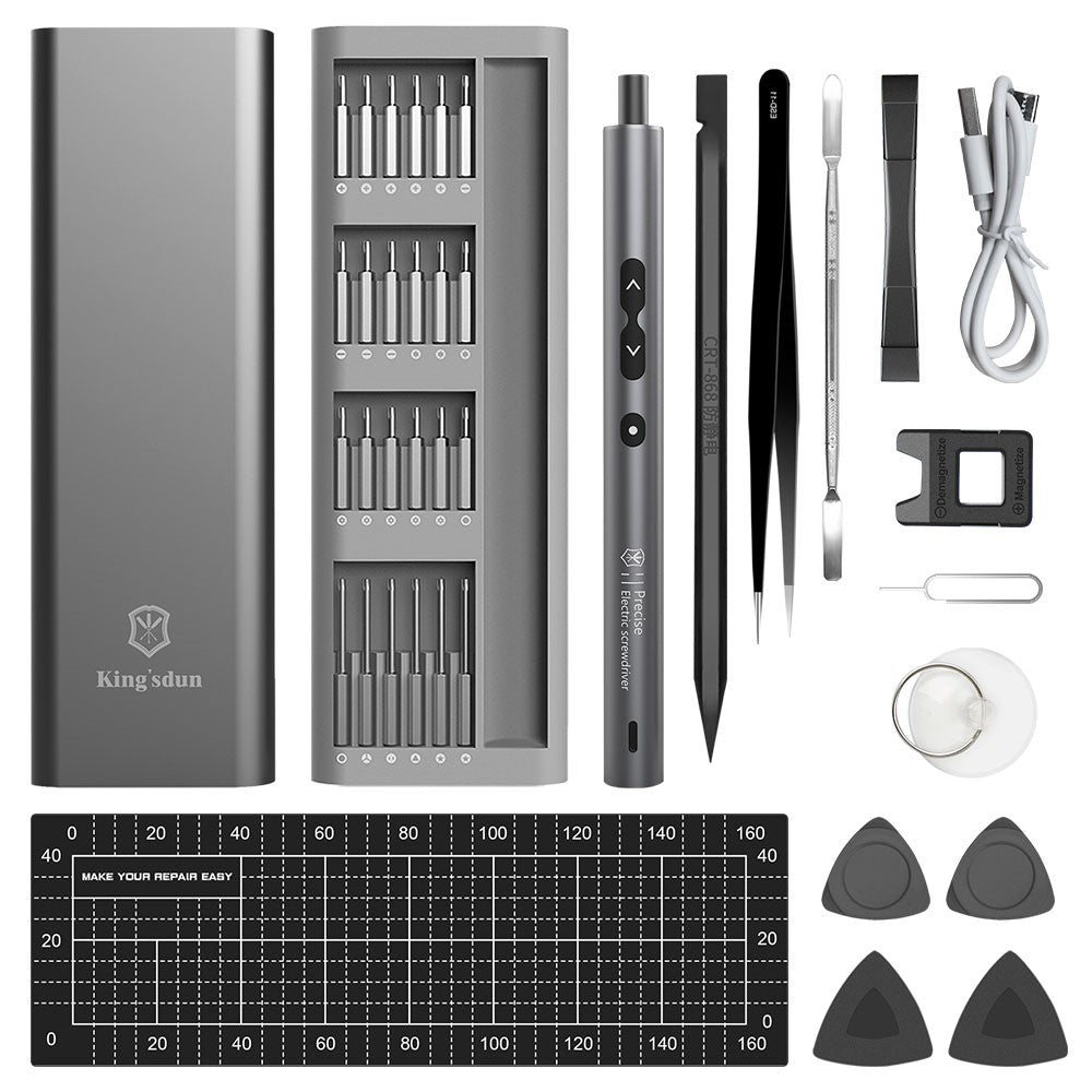Cacciavite Elettrico King'sdun, 62in1, Grigio