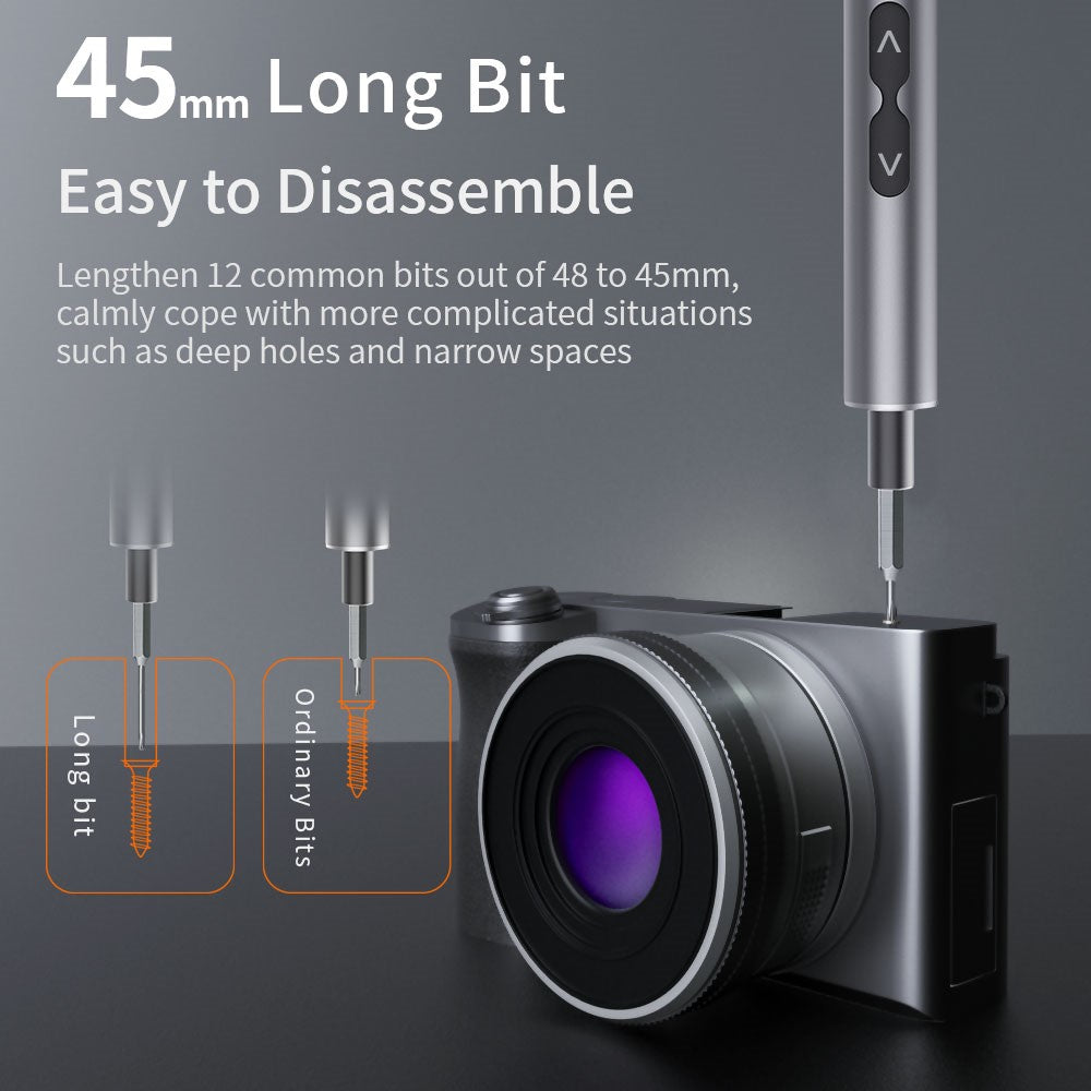 Cacciavite Elettrico King'sdun, 62in1, Grigio