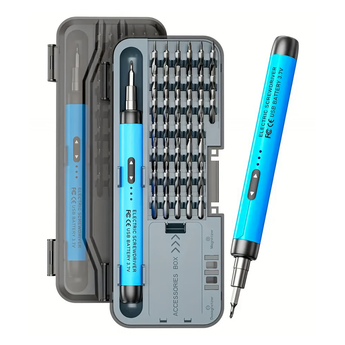 Cacciavite Elettrico OEM J1, 46in1, Blu