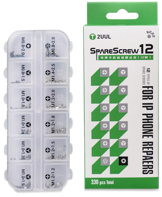 2UUL SC22 Schrauben für Apple iPhone Serie, 330in1