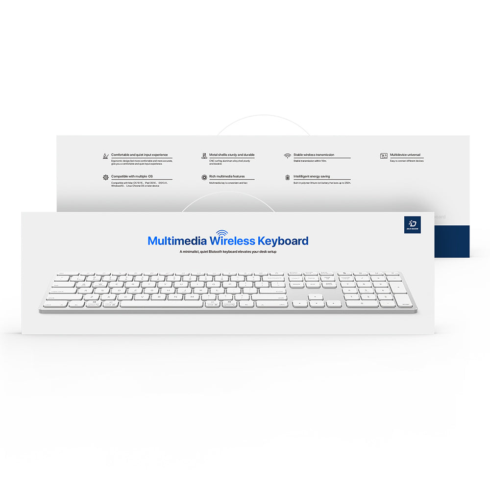Clavier Bluetooth DUX DUCIS LK, Blanc
