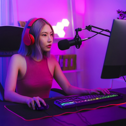 Clavier Gaming Filaire USB WZK WKG-200, RGB, 1,5m, Noir