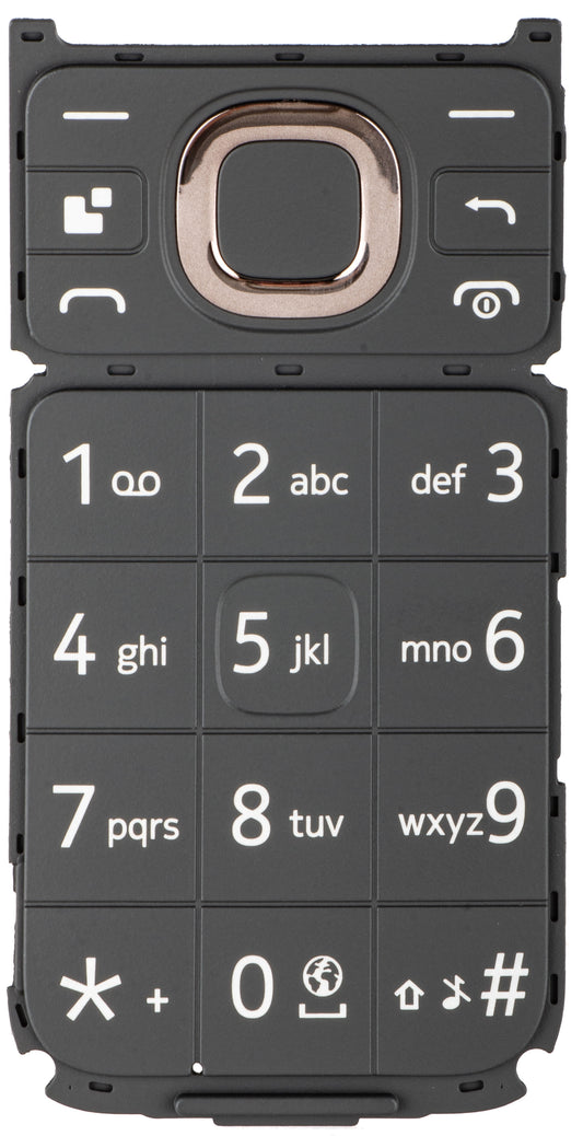 Clavier latin pour HMD 2660 Flip, noir