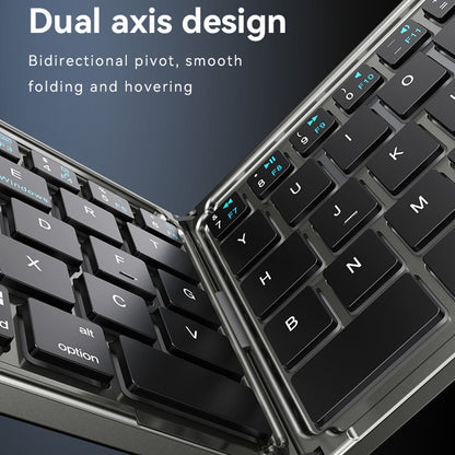 Tastiera Pieghevole Bluetooth Yesido KB27, Nera