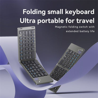 Tastiera Pieghevole Bluetooth Yesido KB27, Nera